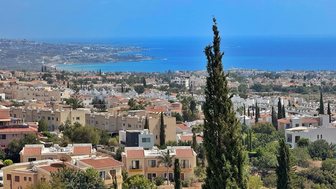 Stúdió panorámás kilátással a tengerre, Peyia – 4